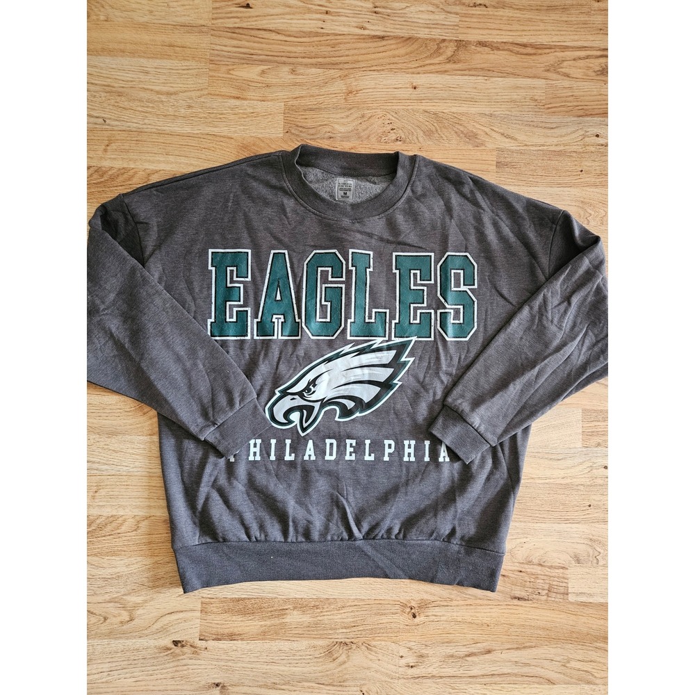 Philadelphia Eagles Gameday Couture Sweatshirt Gray Size M